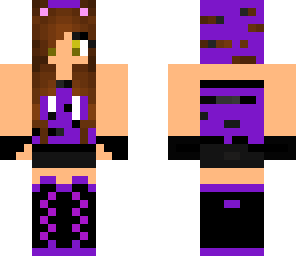 purple tiger girl edit