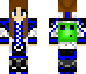 blue assassin girl