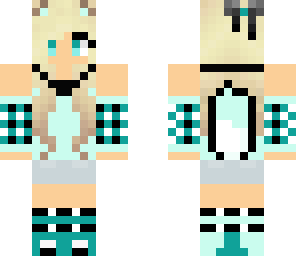 blue kitty girl