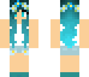 blue girl