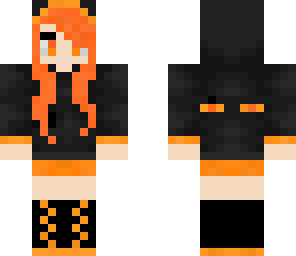 ender girl orange