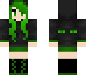 ender girl green