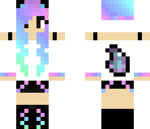 pastel fox girl