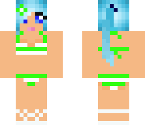 neon green bikini cutie