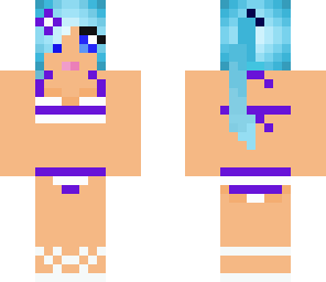 purple bikini cutie