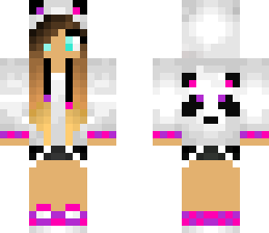 purple and pink panda