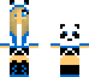 the blue baby panda
