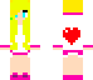 minecraft girl with sweater
