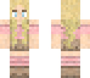 cute girl in pink