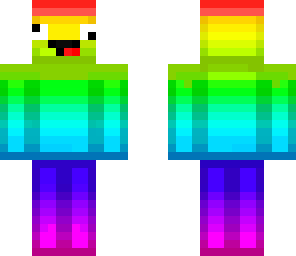 rainbow skin