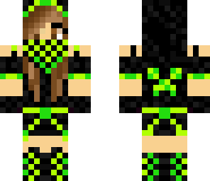 green cool girl