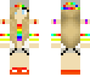 rainbow girl