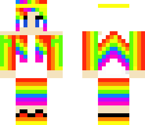 rainbow girl
