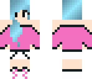 blue girl
