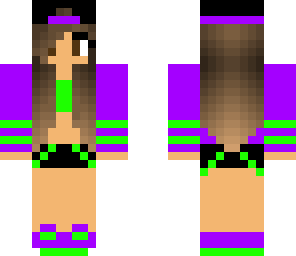 green and purple tomboy
