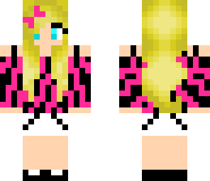 pink zebra girl