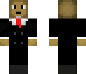 beaver in a suit
