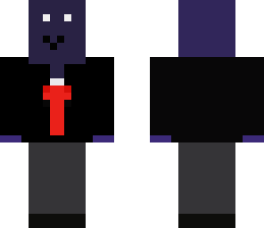derpy and friendly enderman in a tux