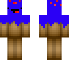 dark blue cake man