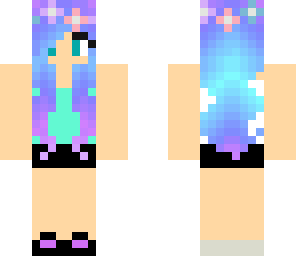 galaxy hair girl 