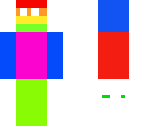 rainbow skin