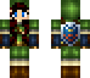dark hair female link