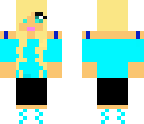 me in blue
