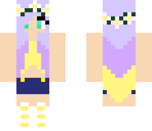 cute summer lavender girl