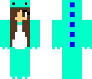 cute baby dino blue