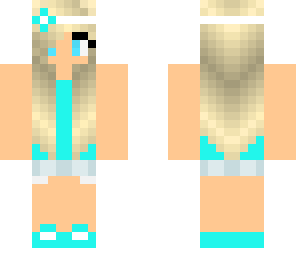 edited blue girl
