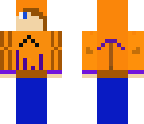 orange hoodie