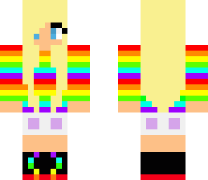rainbow girl