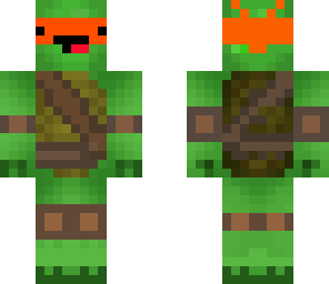 orange ninja turtle