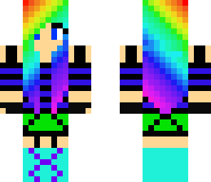 rainbow girl