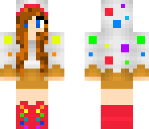 rainbow cake girl