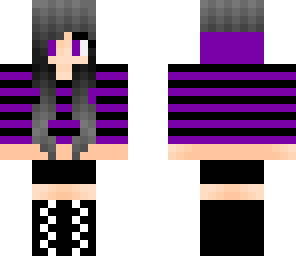 purple goth girl