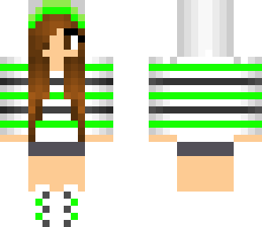 green striped girl
