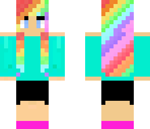 rainbow girl