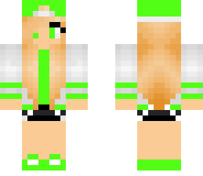 neon green tomboy skin