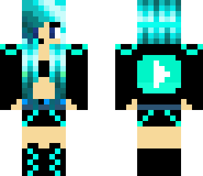 bluetuber girl