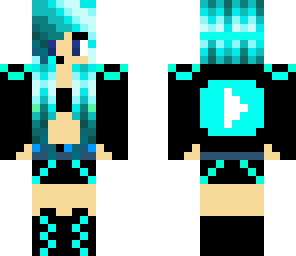 bluetuber girl
