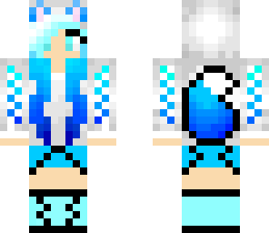 blue wolf girl