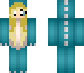 blonde dino girl
