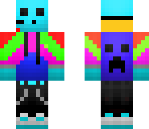 rainbow shirt slime hd