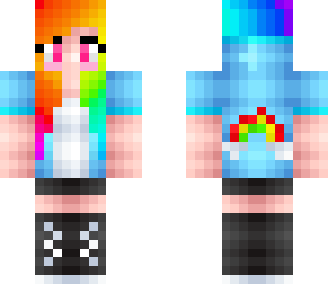 rainbow girl