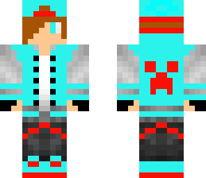 blue and red boy