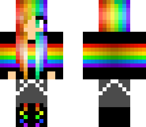 rainbow girl