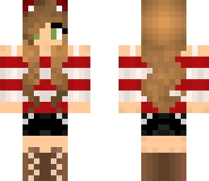 edited red kitty girl