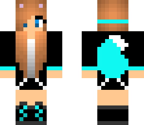 blue wolf girl