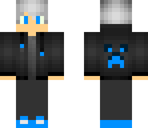 black boy with  white hair